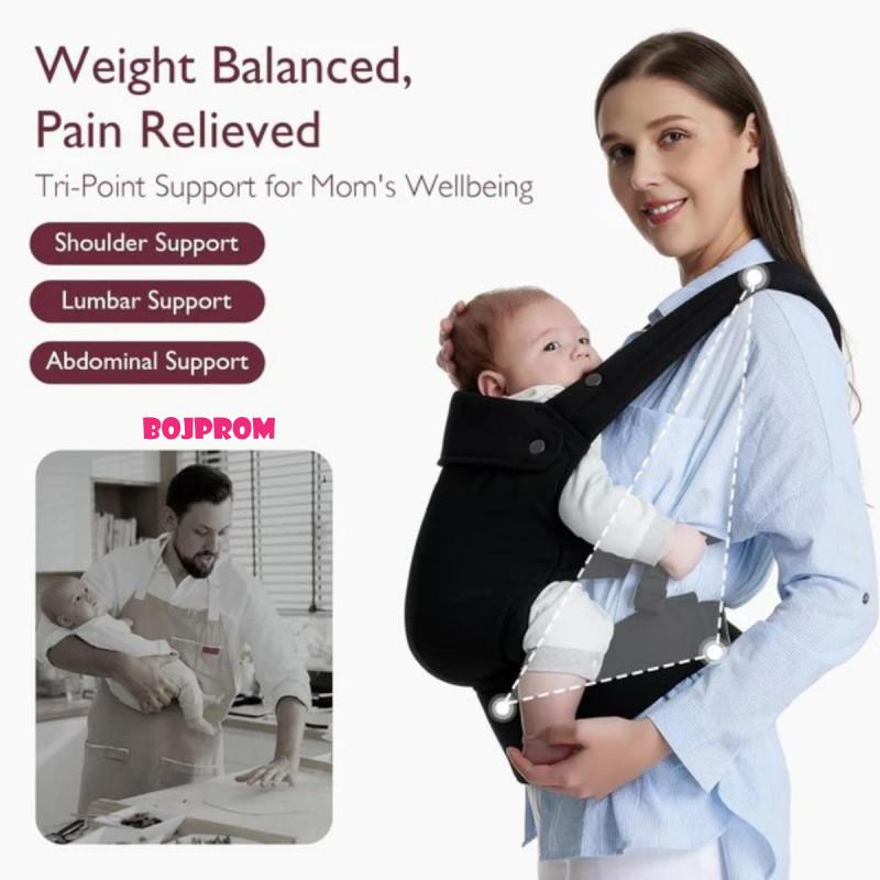 MOMCOZY KENGUR NOSILJKA BLACK BC001-BL12NB-A BC001 