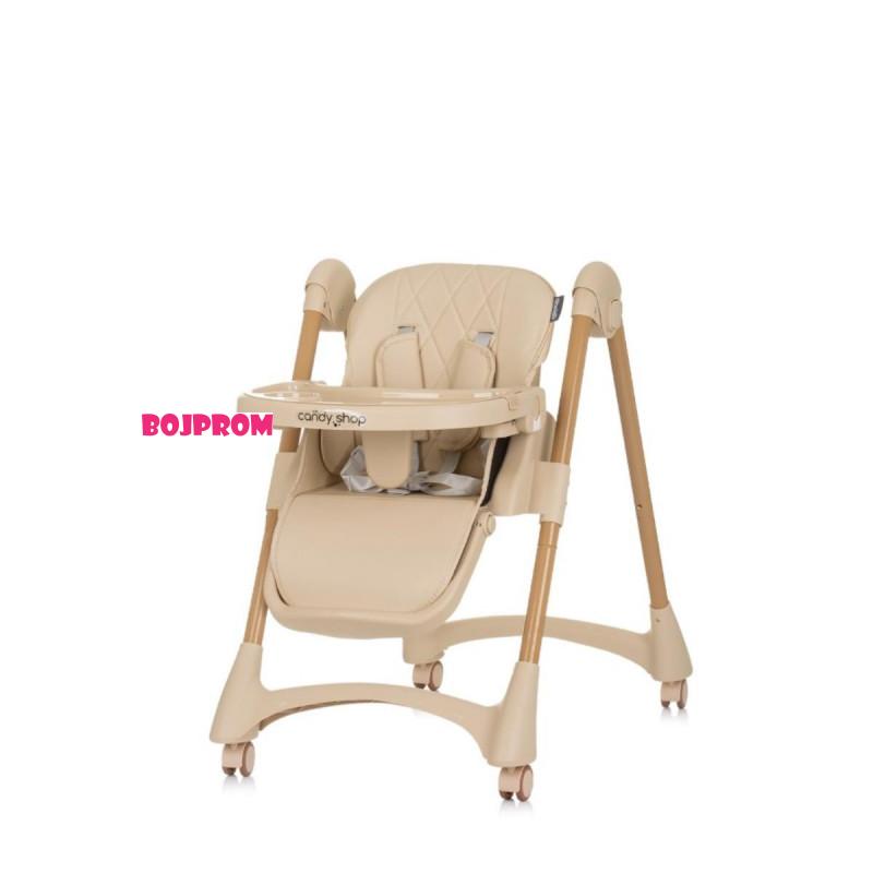 CHIPOLINO STOLICA ZA HRANJENJE CANDY SHOP MACADAMIA STHCS02402MA 