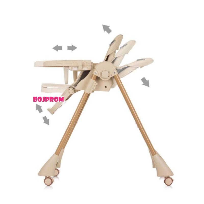 CHIPOLINO STOLICA ZA HRANJENJE CANDY SHOP MACADAMIA STHCS02402MA 