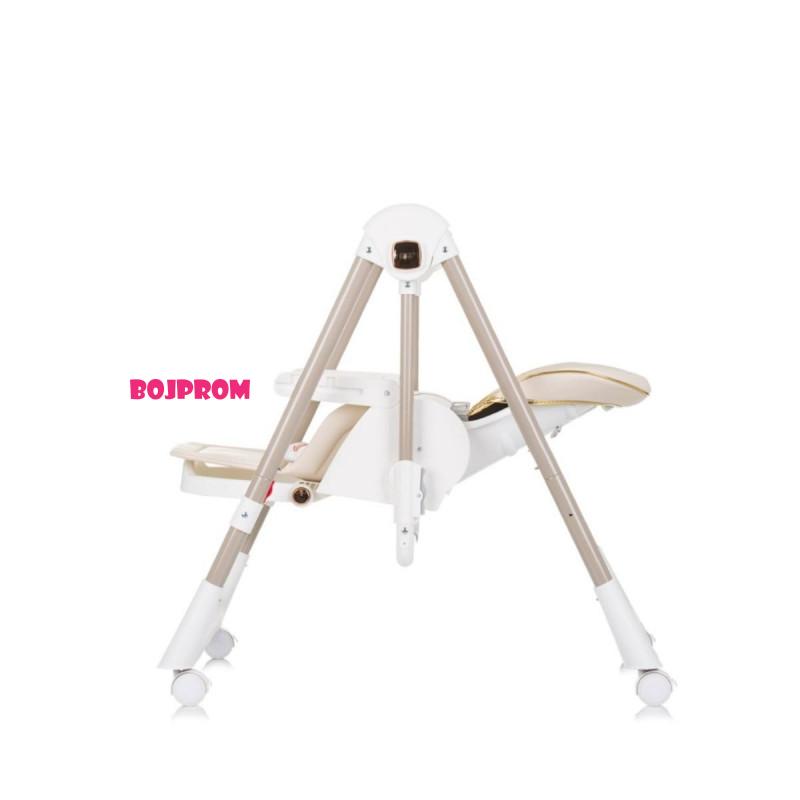 CHIPOLINO STOLICA ZA HRANJENJE I LJULJA 2U1 MILK SHAKE MACADAMIA STHMS02402MA 