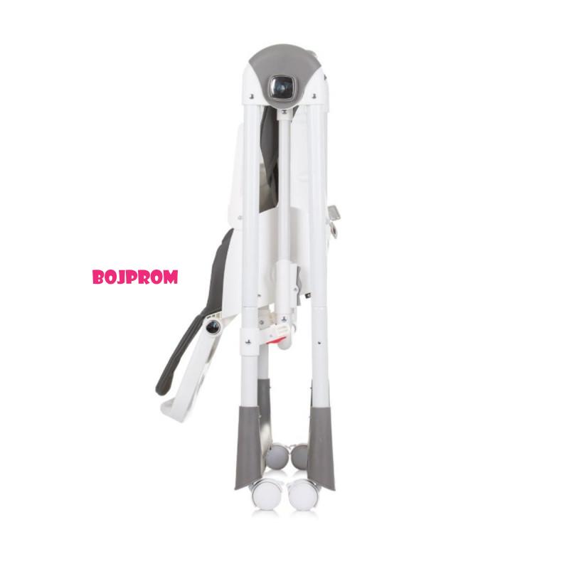 CHIPOLINO STOLICA ZA HRANJENJE I LJULJA 2U1 MILK SHAKE GRANITE STHMS02404GN 