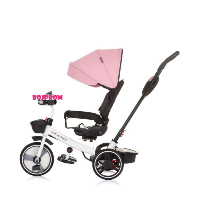 CHIPOLINO TRICIKL BE ACTIVE PINK LINEN TRKBA02406PL 
