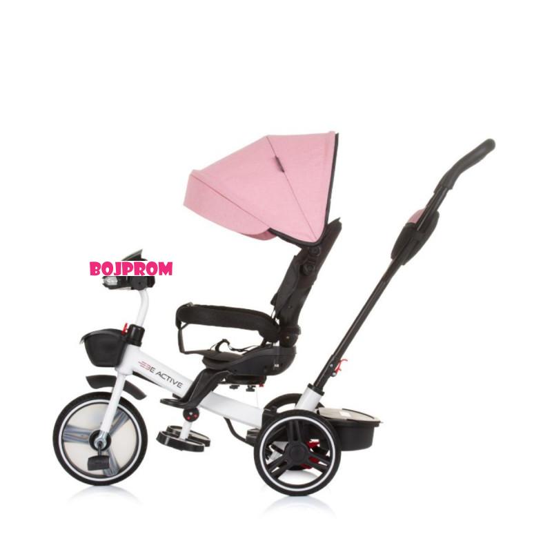 CHIPOLINO TRICIKL BE ACTIVE PINK LINEN TRKBA02406PL 