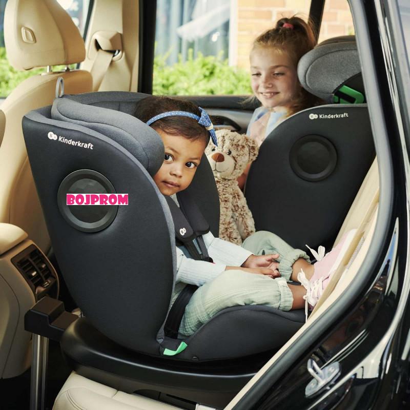 KINDERKRAFT AUTOSJEDALICA I-360 I-SIZE BLACK 44329 