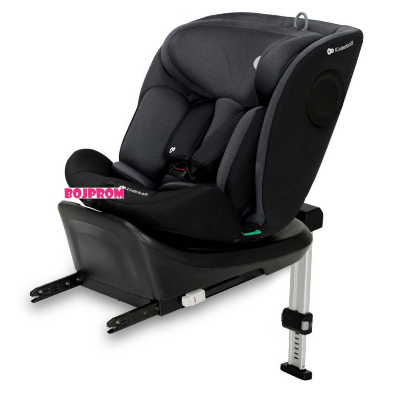 KINDERKRAFT AUTOSJEDALICA I-360 I-SIZE BLACK 44329 