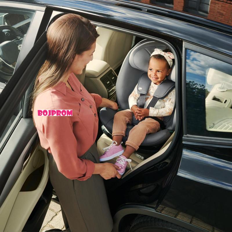 KINDERKRAFT AUTOSJEDALICA I-GROW I-SIZE BLACK 48384 