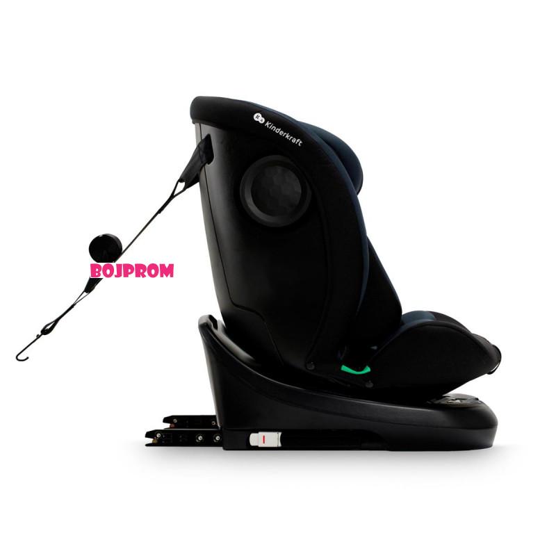 KINDERKRAFT AUTOSJEDALICA I-GROW I-SIZE BLACK 48384 