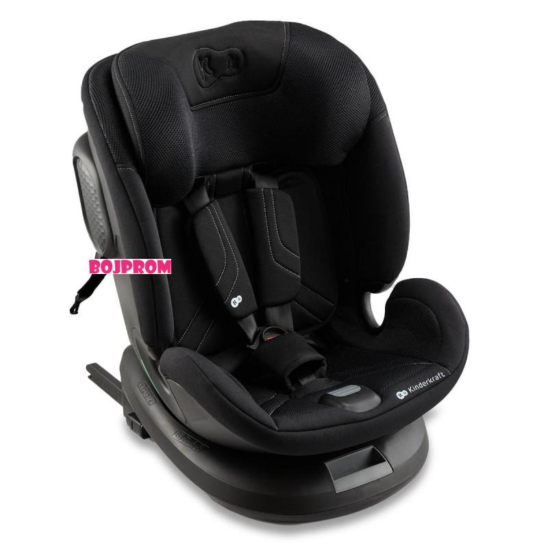 KINDERKRAFT AUTOSJEDALICA XPEDITION 3 I-SIZE BLACK 52828 