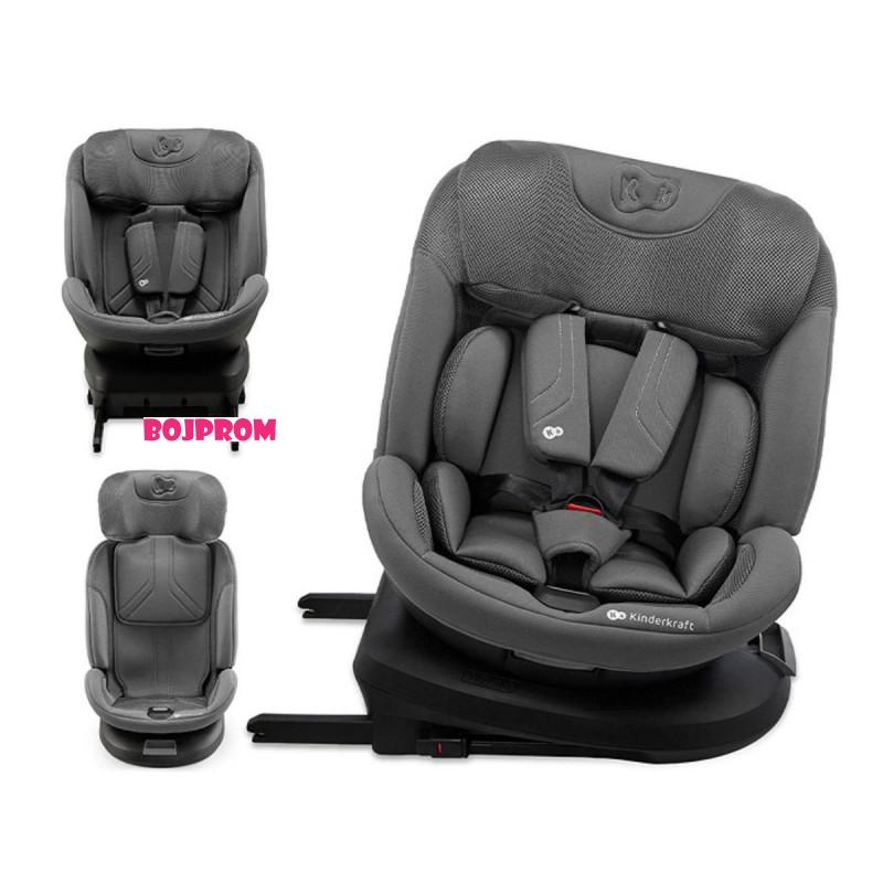 KINDERKRAFT AUTOSJEDALICA XPEDITION 3 I-SIZE GREY 52829 
