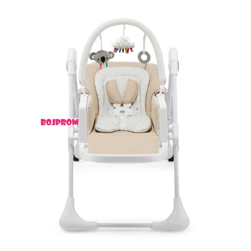 KINDERKRAFT STOLICA ZA HRANJENJE TUMMIE BEIGE 44325 