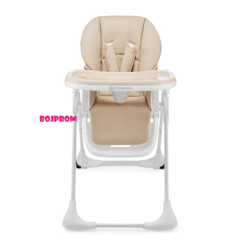 KINDERKRAFT STOLICA ZA HRANJENJE TUMMIE BEIGE 44325 
