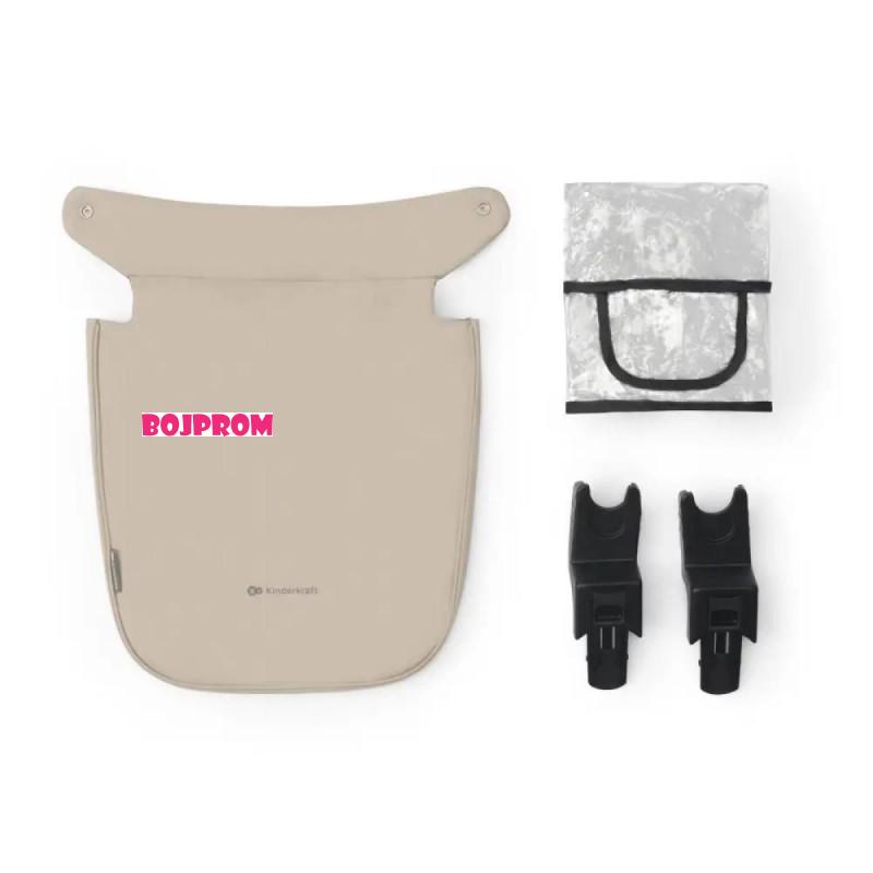 KINDERKRAFT KOLICA 3U1 NEWLY MINK PRO SAND BEIGE 43204 