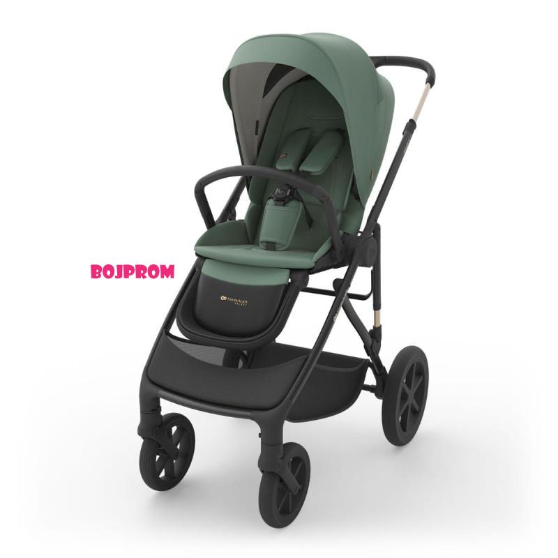 KINDERKRAFT KOLICA 3U1 PRIME 3 DARK GREEN 52467 