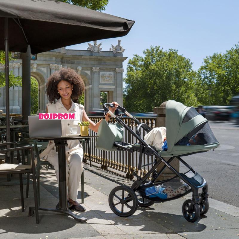 KINDERKRAFT KOLICA 3U1 PRIME 3 DARK GREEN 52467 