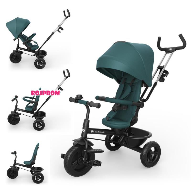 KINDERKRAFT TRICIKL ASTON 2 PLUS GREEN 53296 