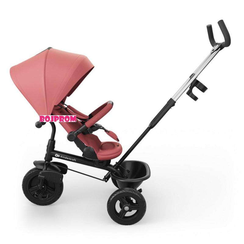 KINDERKRAFT TRICIKL ASTON 2 PLUS PINK 53299 