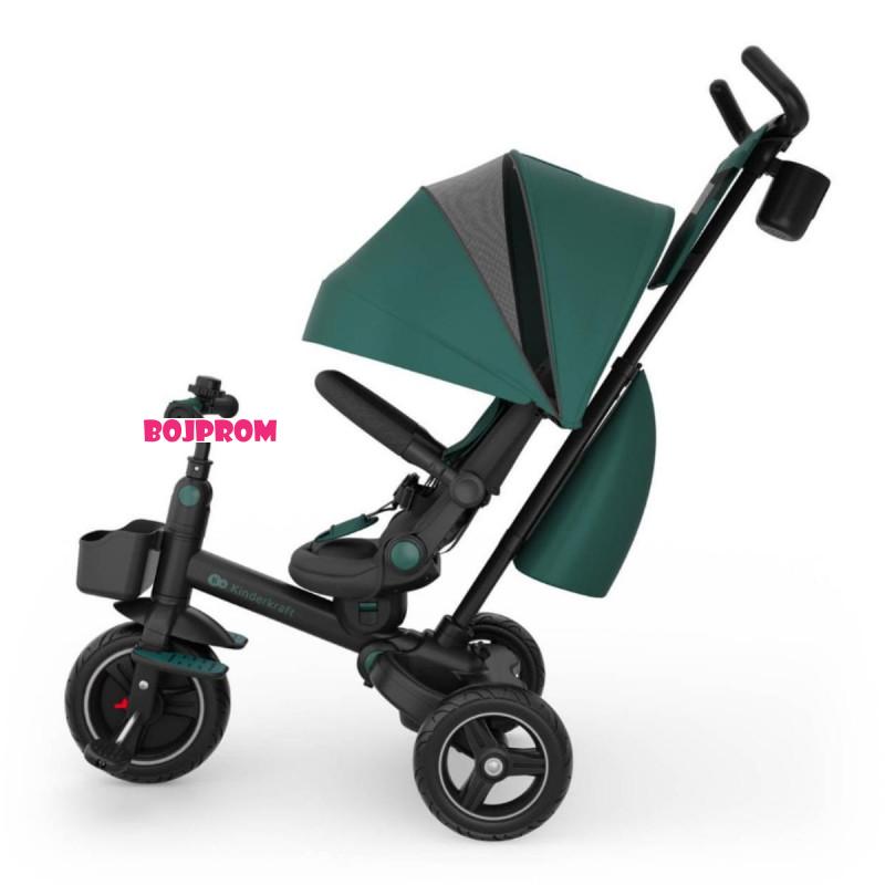 KINDERKRAFT TRICIKL SPINSTEP 2 PLUS GREEN 53306 
