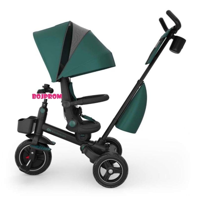 KINDERKRAFT TRICIKL SPINSTEP 2 PLUS GREEN 53306 