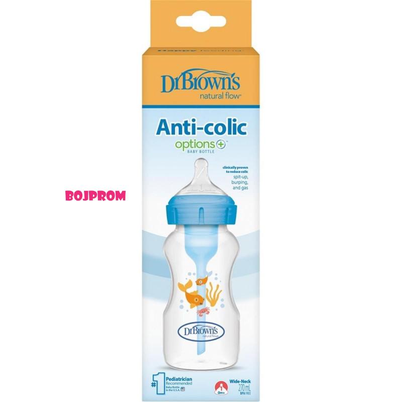 DR BROWNS PLASTICNA OPTIONS+ BOCICA 270ML WB91802 