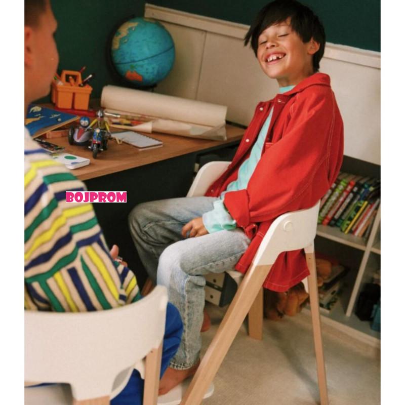 STOKKE STEPS STOLICA ZA HRANJENJE HC2 WHITE NATURAL 692600 