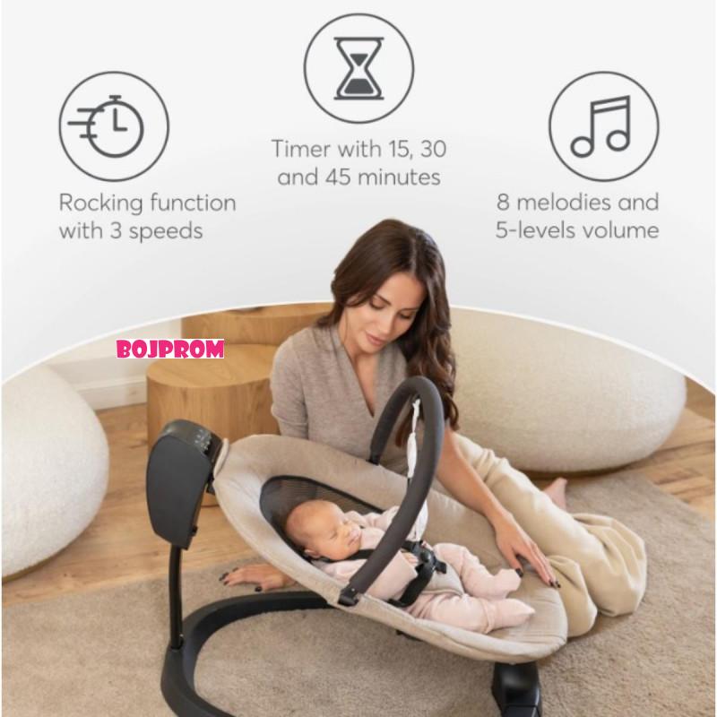 KIKKA BOO EL.LJULJA ZAZU BLACK 31005010095 