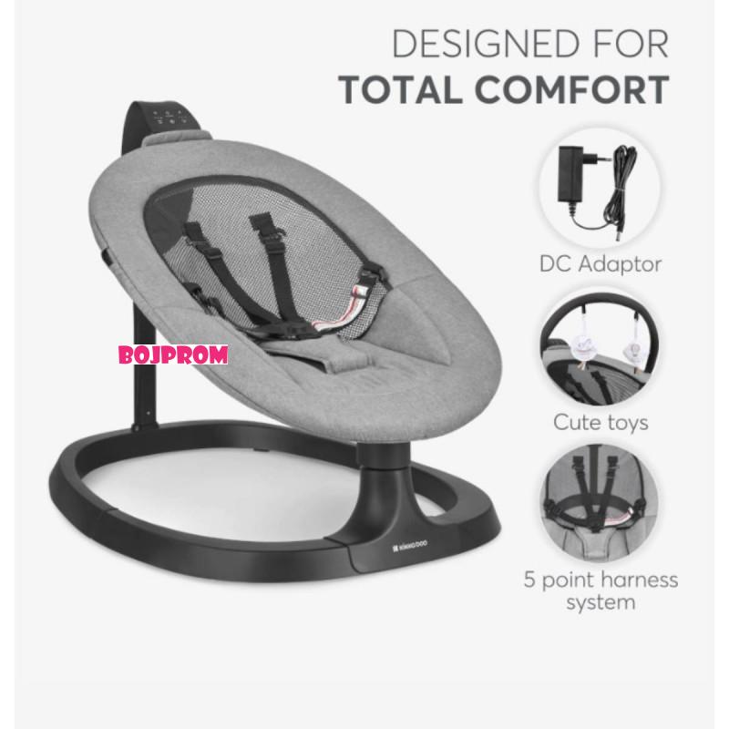 KIKKA BOO EL.LJULJA ZAZU GREY 31005010096 