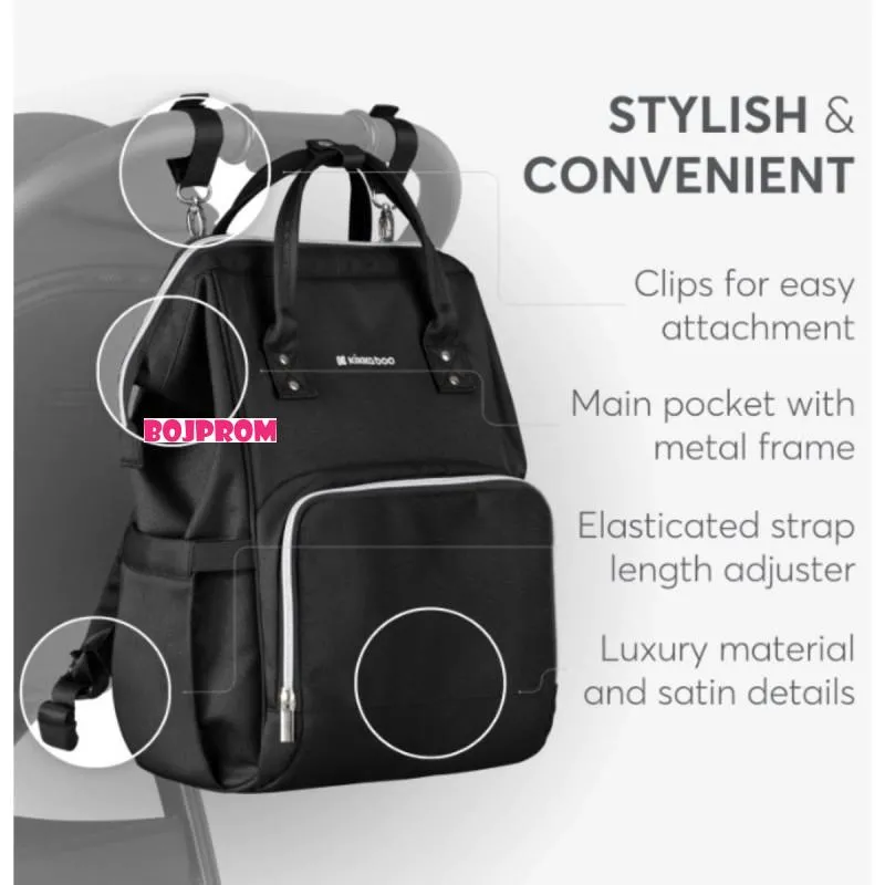 KIKKA BOO TORBA SIENA BLACK&SILVER 2025 31108020111 
