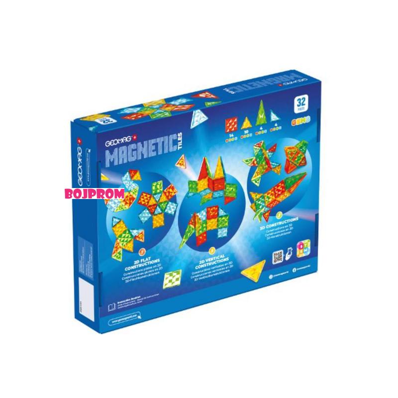 GEOMAG MAGNETNE PLOCICE GEMS ROCKET 32 4105 