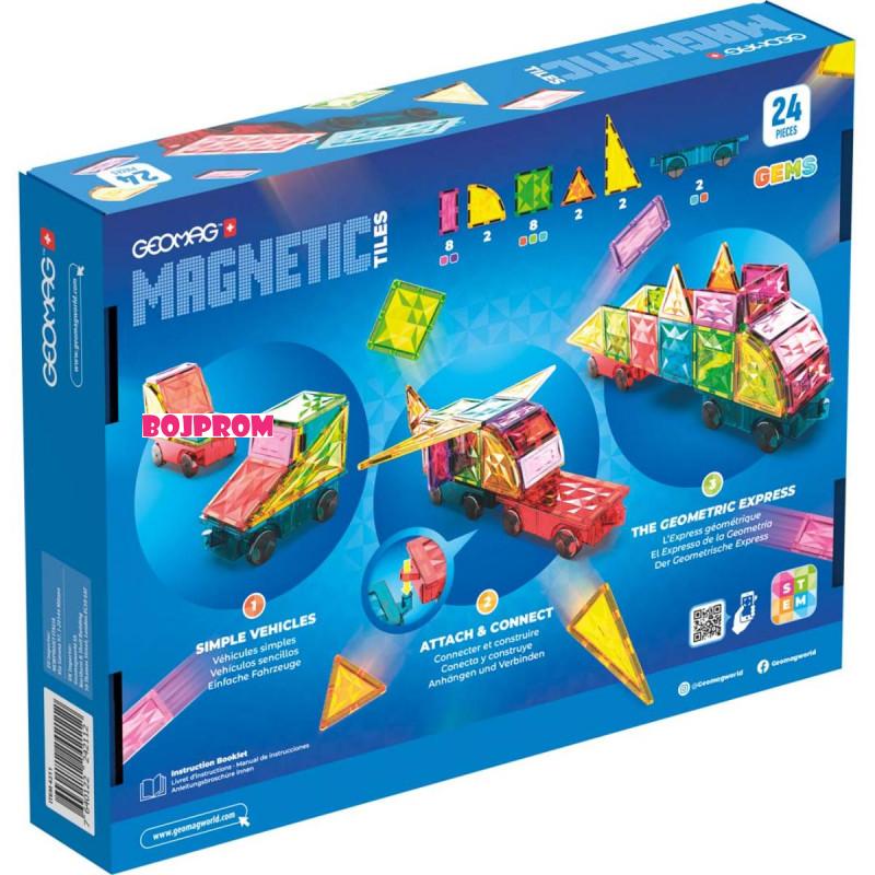 GEOMAG MAGNETNE PLOCICE GEMS VOZILA 24 4211 