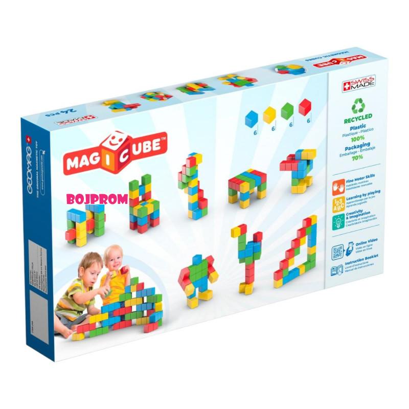 GEOMAG MAGICUBE MAGNETNE KOCKE RE CREATIVE SET 24 248 