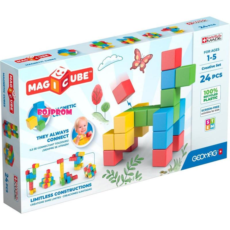 GEOMAG MAGICUBE MAGNETNE KOCKE RE CREATIVE SET 24 248 