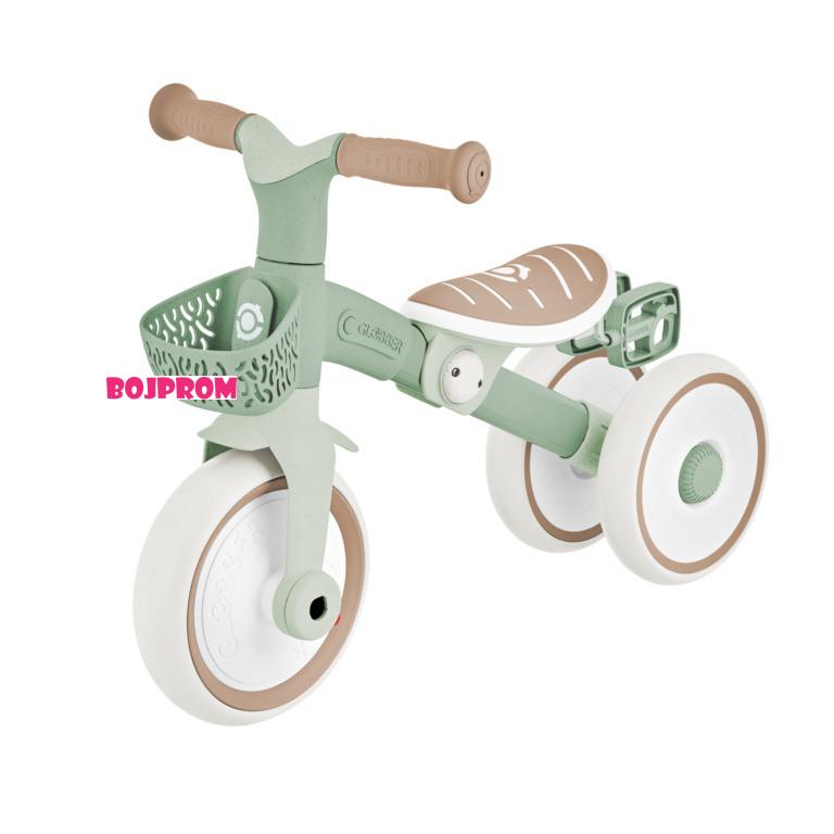 GLOBBER TRICIKL LEARN TRIKE 2U1+ ECO SAUGE VEGB0000737-109 