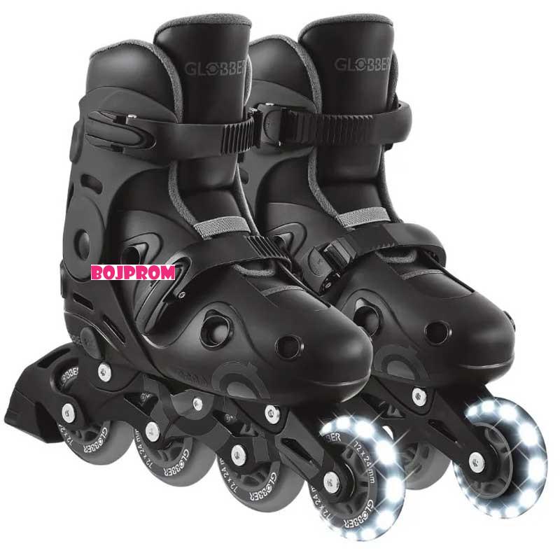 GLOBBER ROLERI GO SKATE T34-37 BLK GREY ROGB0000785-120 