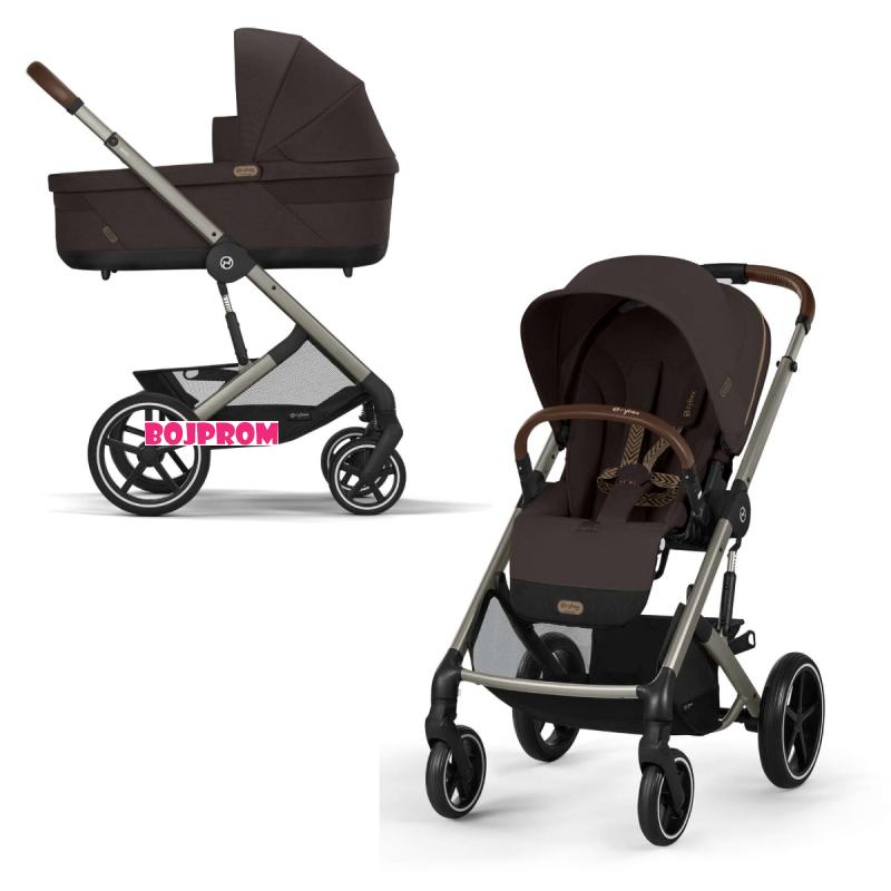 CYBEX KOLICA BALIOS 2U1 CHOCOLATE (KOLICA I KORPA) 