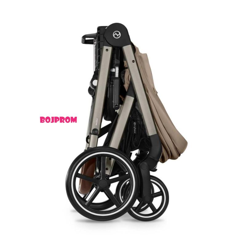 CYBEX KOLICA BALIOS 3U1 ALMOND (KOLICA, KORPA I SJEDALICA CLOUD G I-SIZE PLUS) 