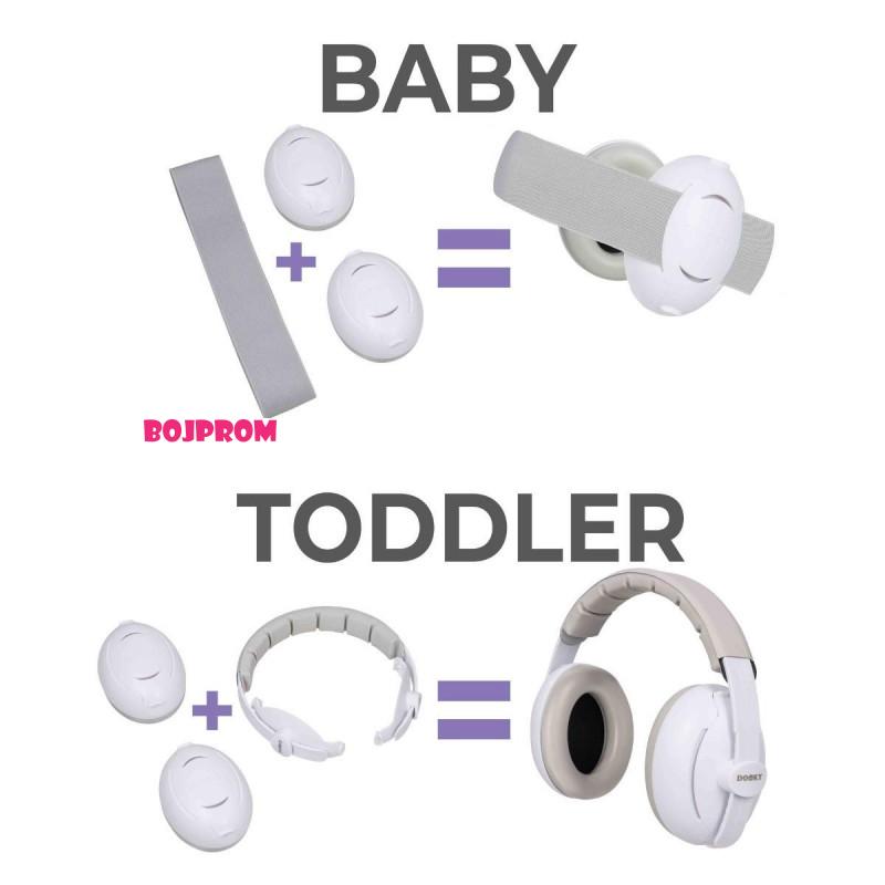 DOOKY SLUSALICE ZA BEBE EAR PROTECTION 2IN1 45897 