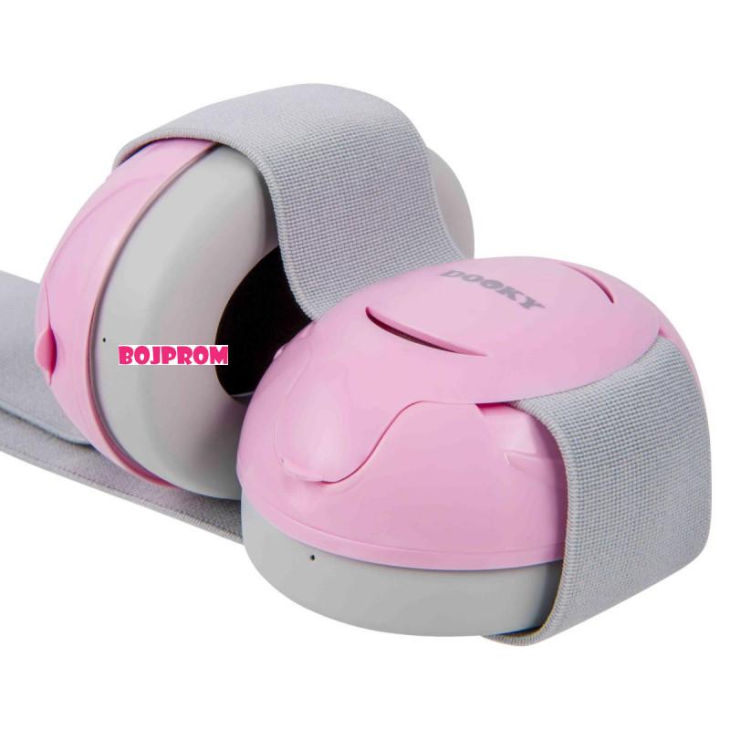 DOOKY SLUSALICE ZA BEBE EAR PROTECTION PINK 0-3G 46277 