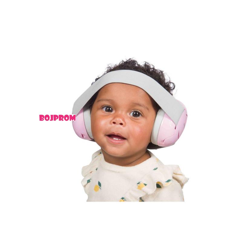 DOOKY SLUSALICE ZA BEBE EAR PROTECTION PINK 0-3G 46277 
