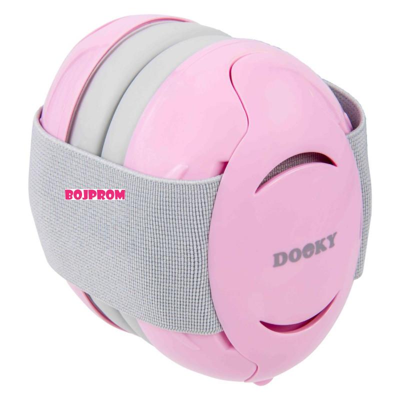 DOOKY SLUSALICE ZA BEBE EAR PROTECTION PINK 0-3G 46277 