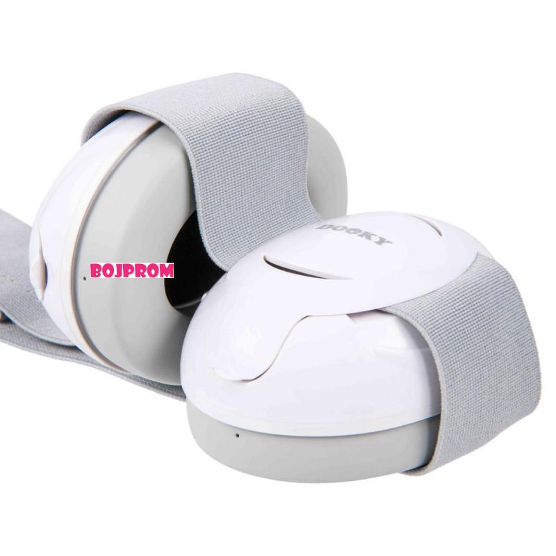 DOOKY SLUSALICE ZA BEBE EAR PROTECTION WHITE 0-3G 46278 