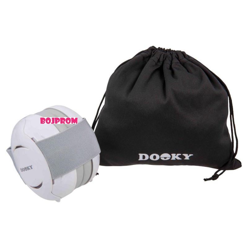 DOOKY SLUSALICE ZA BEBE EAR PROTECTION WHITE 0-3G 46278 