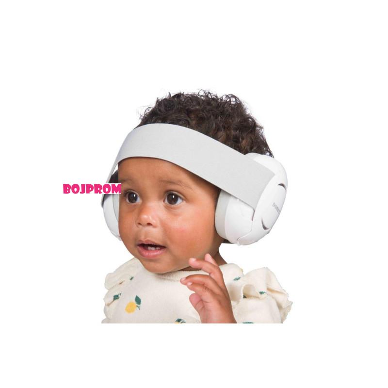 DOOKY SLUSALICE ZA BEBE EAR PROTECTION WHITE 0-3G 46278 