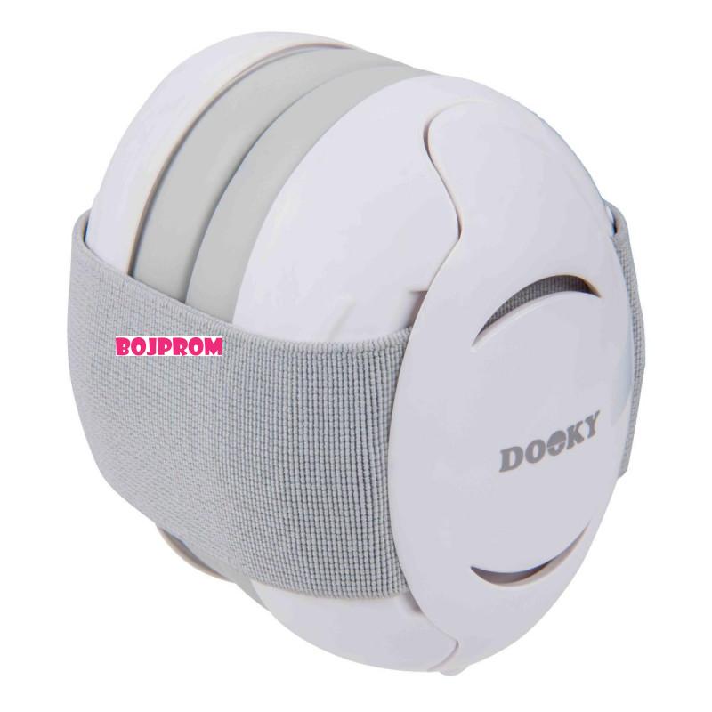 DOOKY SLUSALICE ZA BEBE EAR PROTECTION WHITE 0-3G 46278 