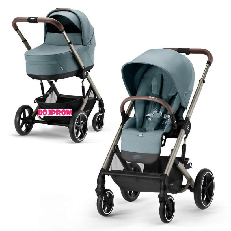 CYBEX KOLICA BALIOS 2U1 STORMY BLUE (KOLICA I KORPA) 