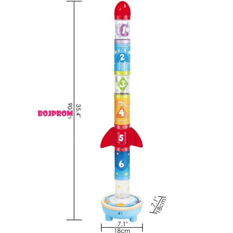 HAPE PLASTICNA RAKETA E0387 