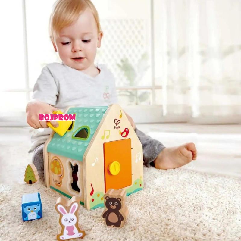 HAPE DRVENA KUCICA SORTER OBLIKA E0515 