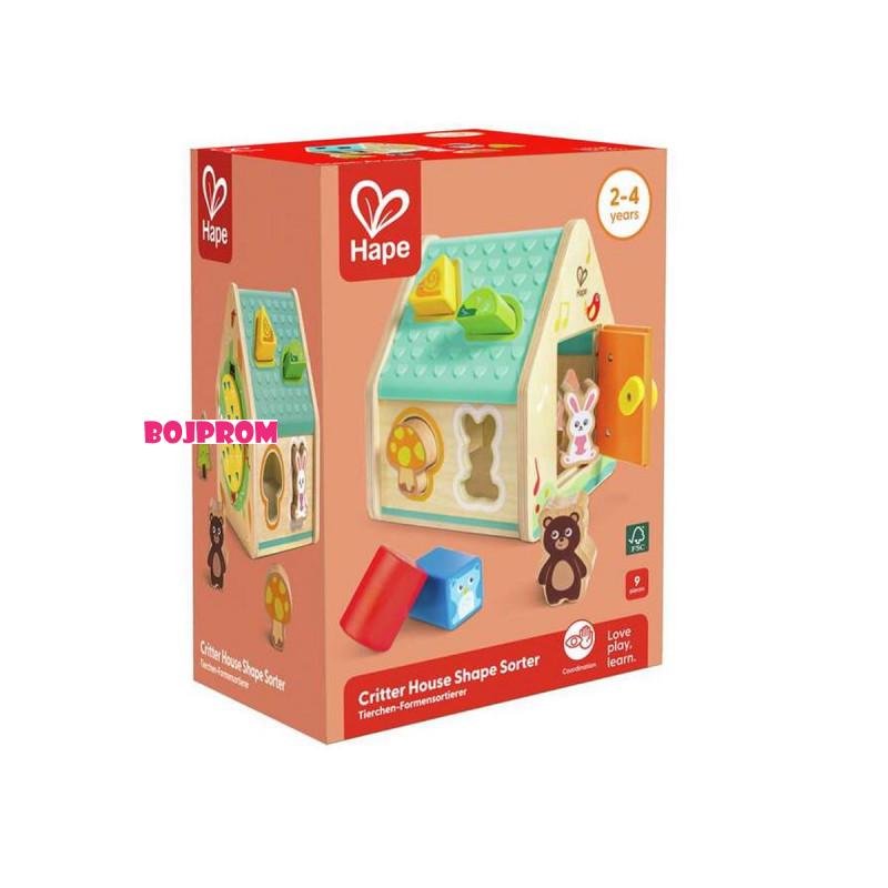 HAPE DRVENA KUCICA SORTER OBLIKA E0515 
