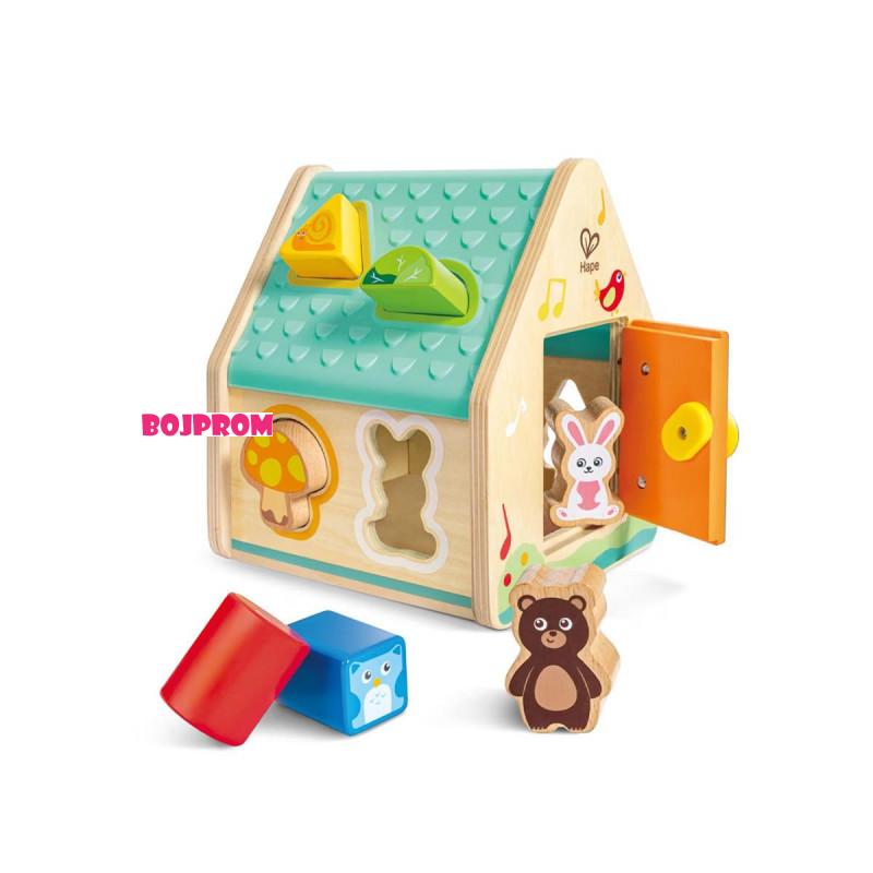 HAPE DRVENA KUCICA SORTER OBLIKA E0515 