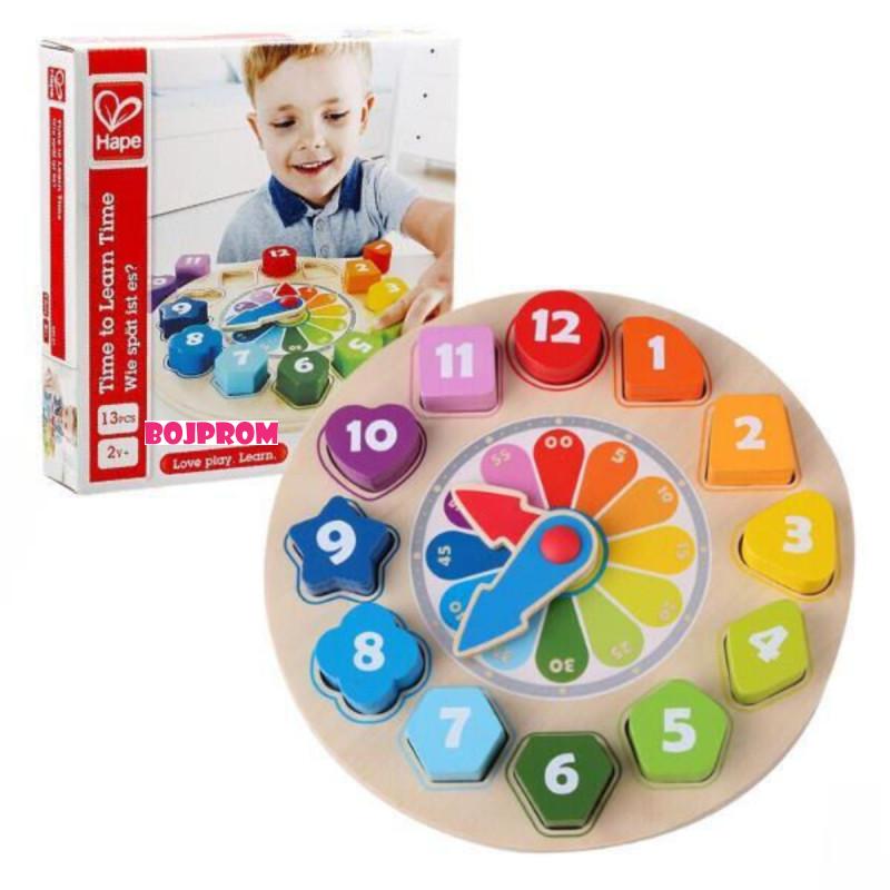 HAPE DRVENI SAT EDUKATIVNA IGRACKA E1622 