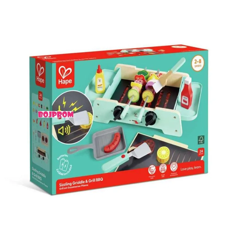 HAPE SIZZLING GRIDDLE&GRILL BBQE 3214 